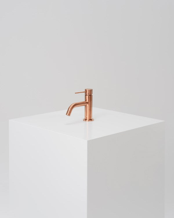 Tvättställsblandare INR Steel Voyage Low Brushed Bronze