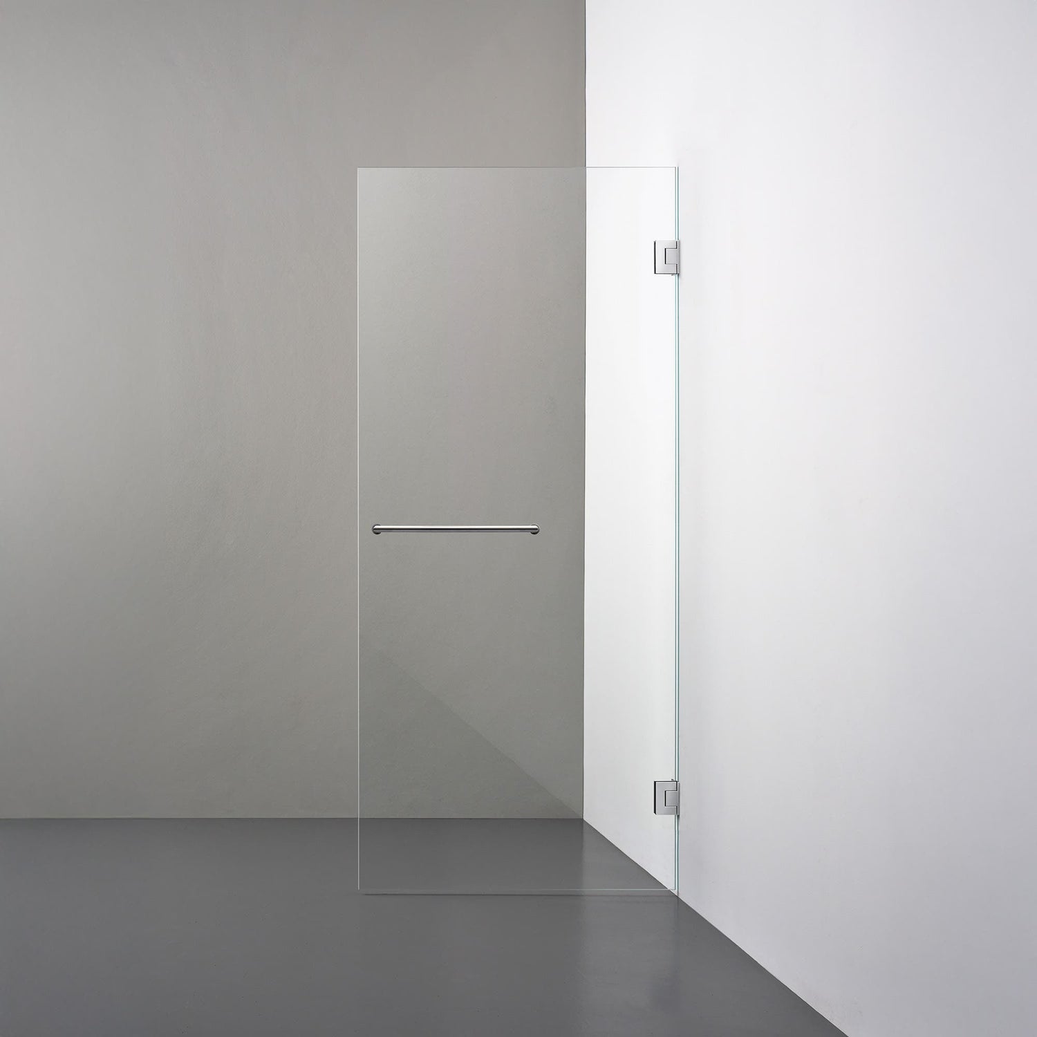 ROOH R4 Duschnisch Dörr, Klarglas, Chrome, handtag Towelbar 