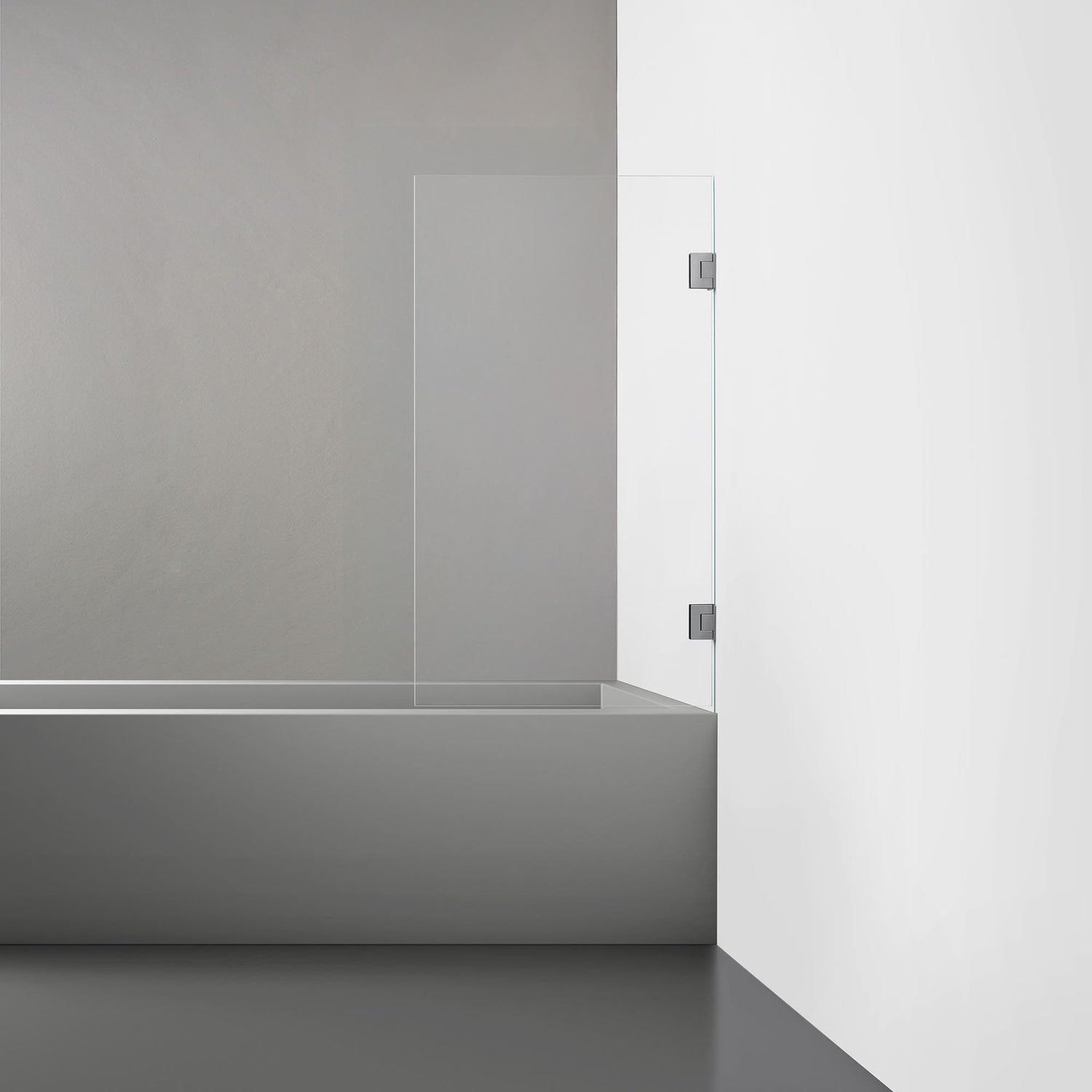 ROOH R4 Badkarsvägg Dörr, Klarglas, Chrome måttbeställd 