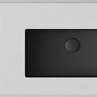 Chalk / Matte Black + tvättställ Matte Black