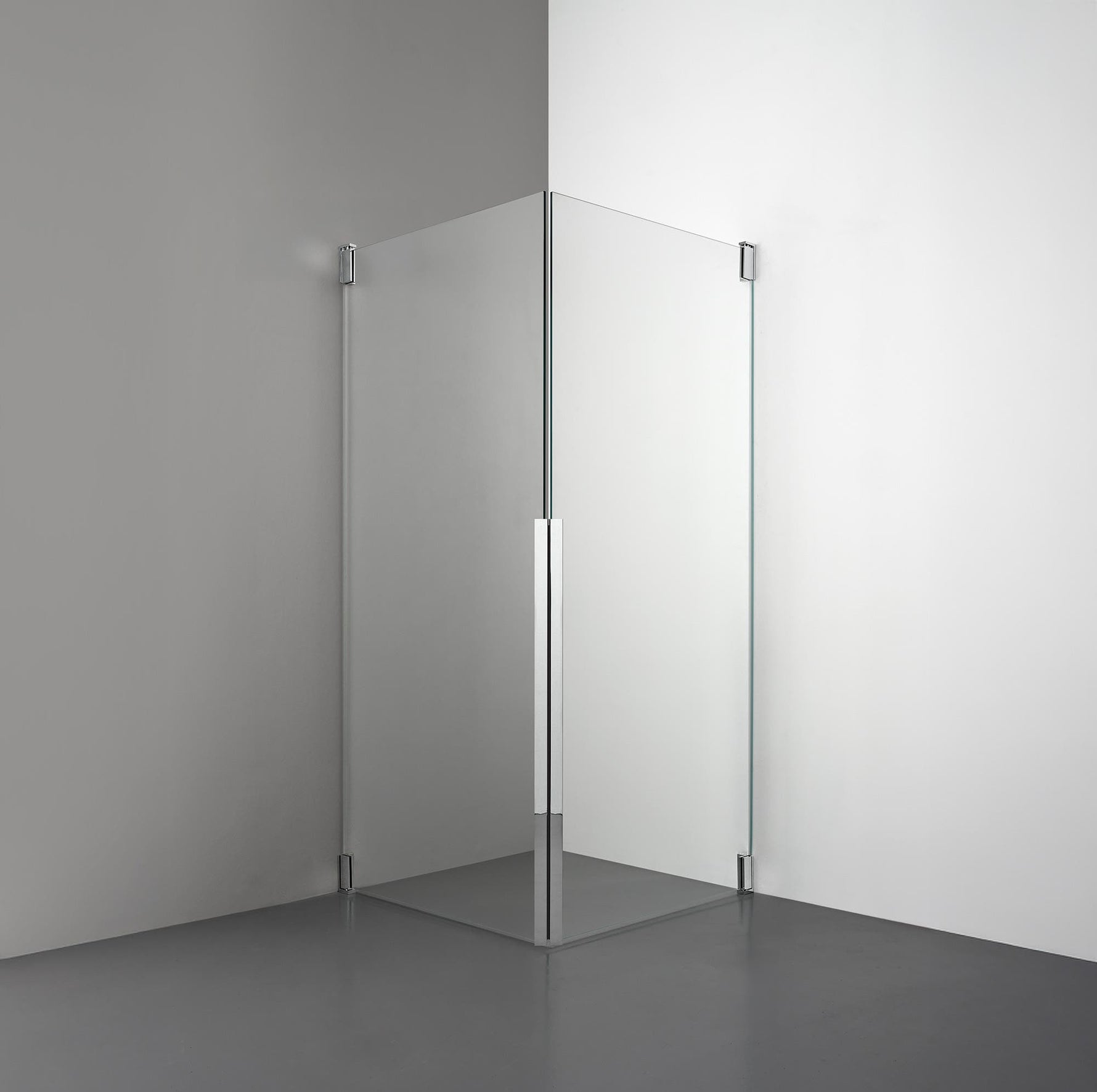 ROOH R2 Duschhörna Dörr+Dörr, Klarglas, Chrome måttbeställd #Klarglas_Chrome