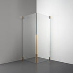 ROOH R2 Duschhörna Dörr+Dörr, Klarglas, Brass 