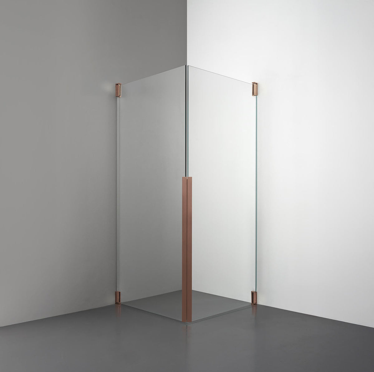 ROOH R2 Duschhörna Dörr+Dörr, Klarglas, Copper 