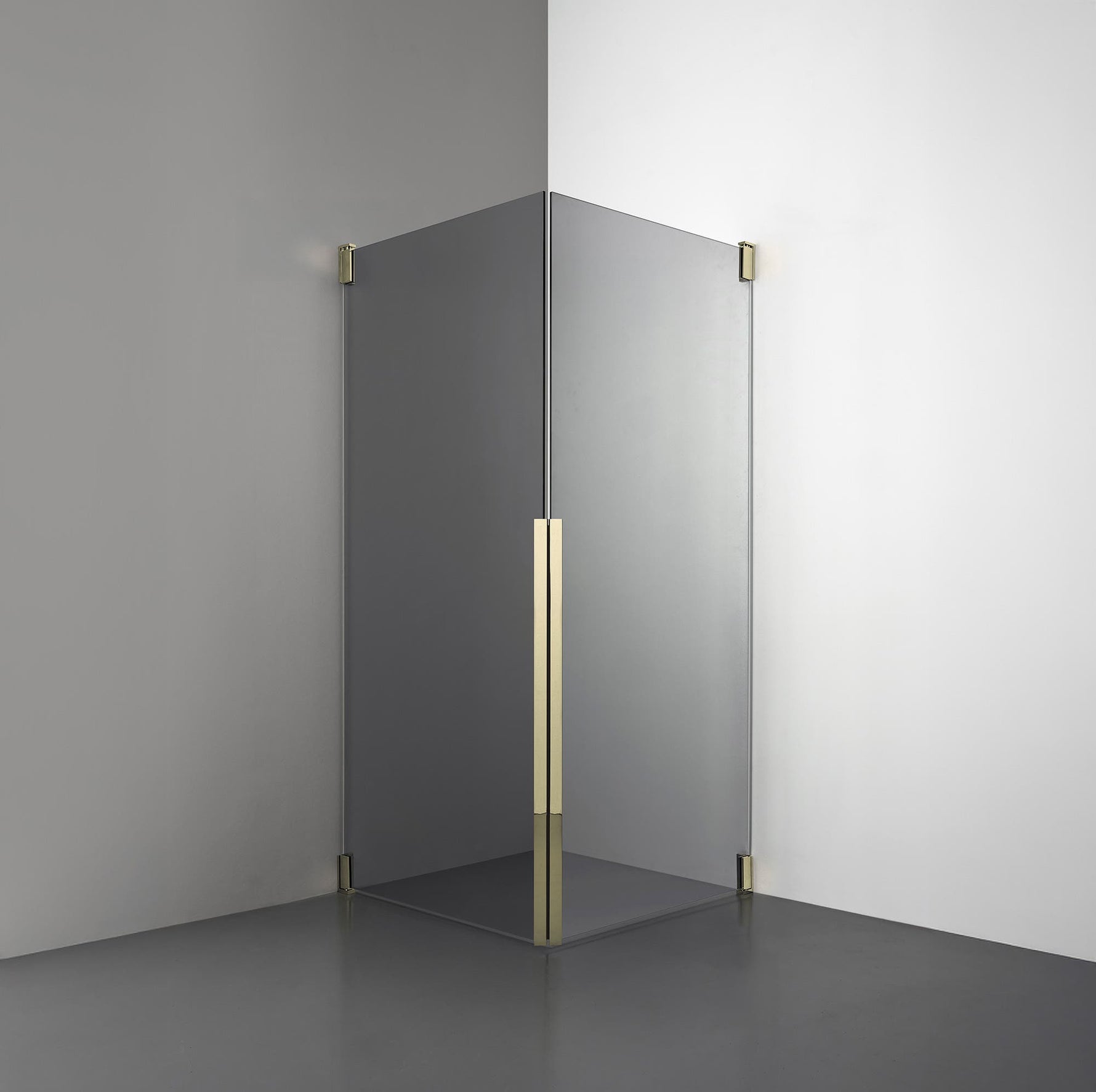 ROOH R2 Duschhörna Dörr+Dörr, Rökfärgat glas, Honey gold 