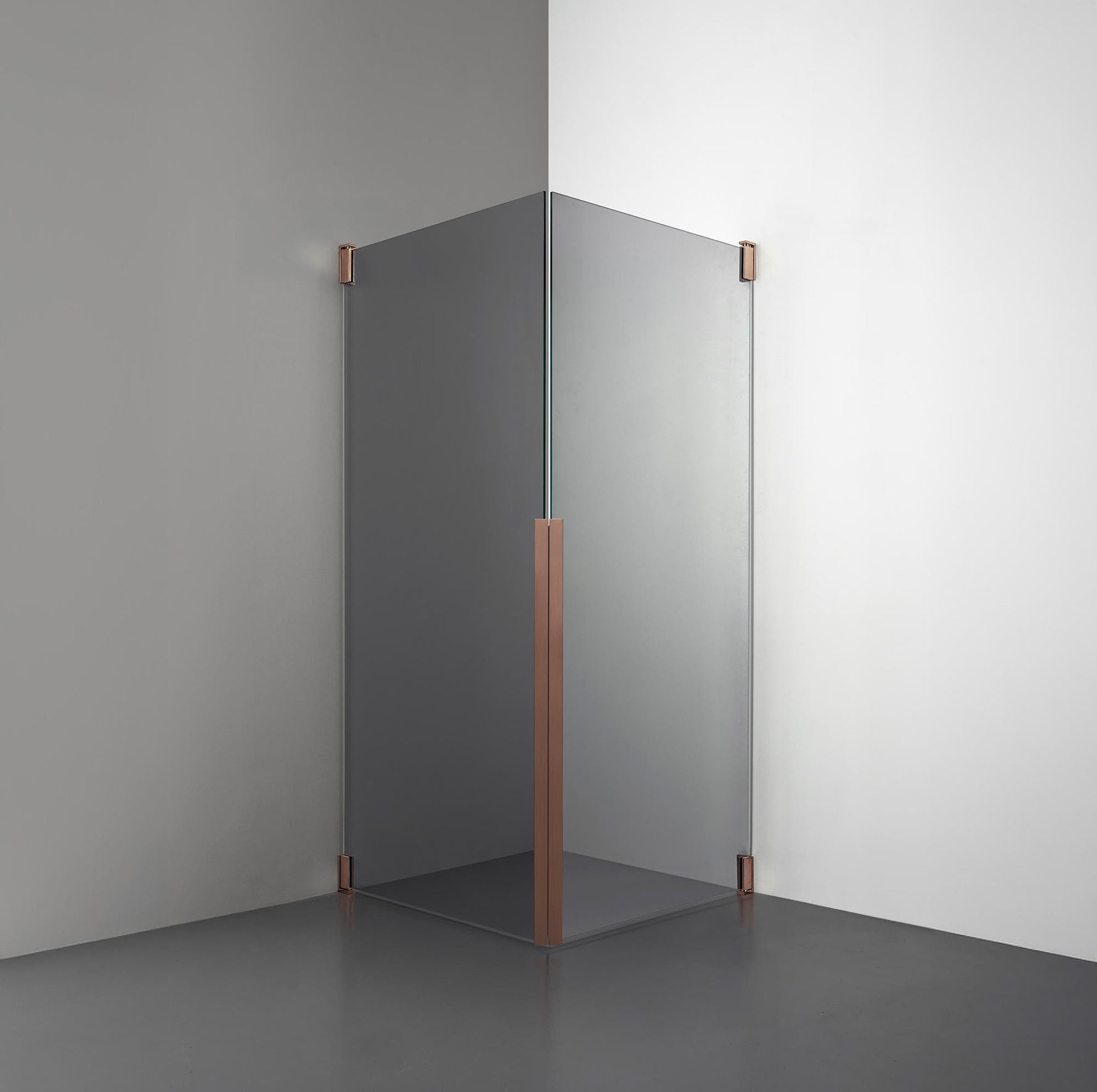 ROOH R2 Duschhörna Dörr+Dörr, Rökfärgat glas, Copper 