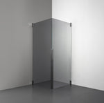 ROOH R2 Duschhörna Dörr+Dörr, Rökfärgat glas, Br Bl Chrome 