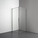 ROOH R3 Duschhörna Dörr+Vägg, Klarglas, Polished, Vänster 