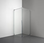 ROOH R2 Duschhörna Dörr+Vägg, Klarglas, Chrome, Vänster 