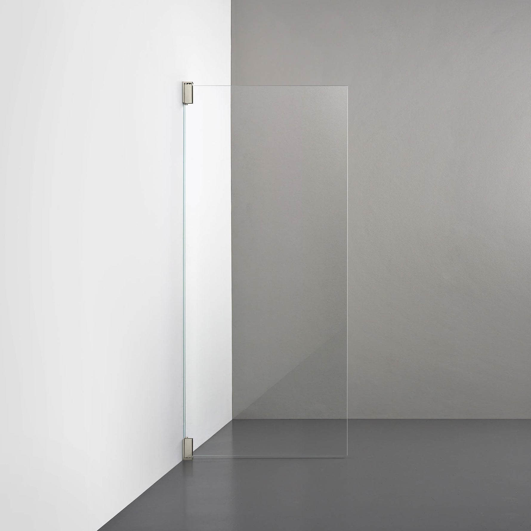 ROOH R2 Duschvägg Dörr, Klarglas, Brushed Nickel, Vänster 