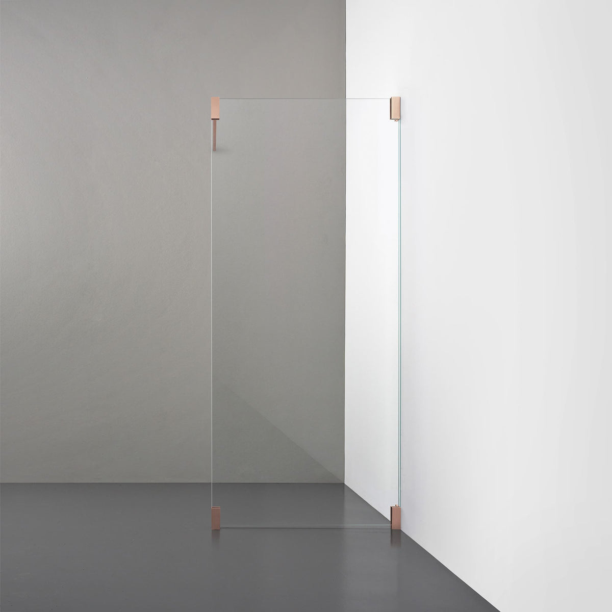 ROOH R2 Duschvägg Vägg, Klarglas, Copper 