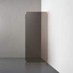 ROOH R2 Duschvägg Vägg, Brunfärgat glas, Copper 