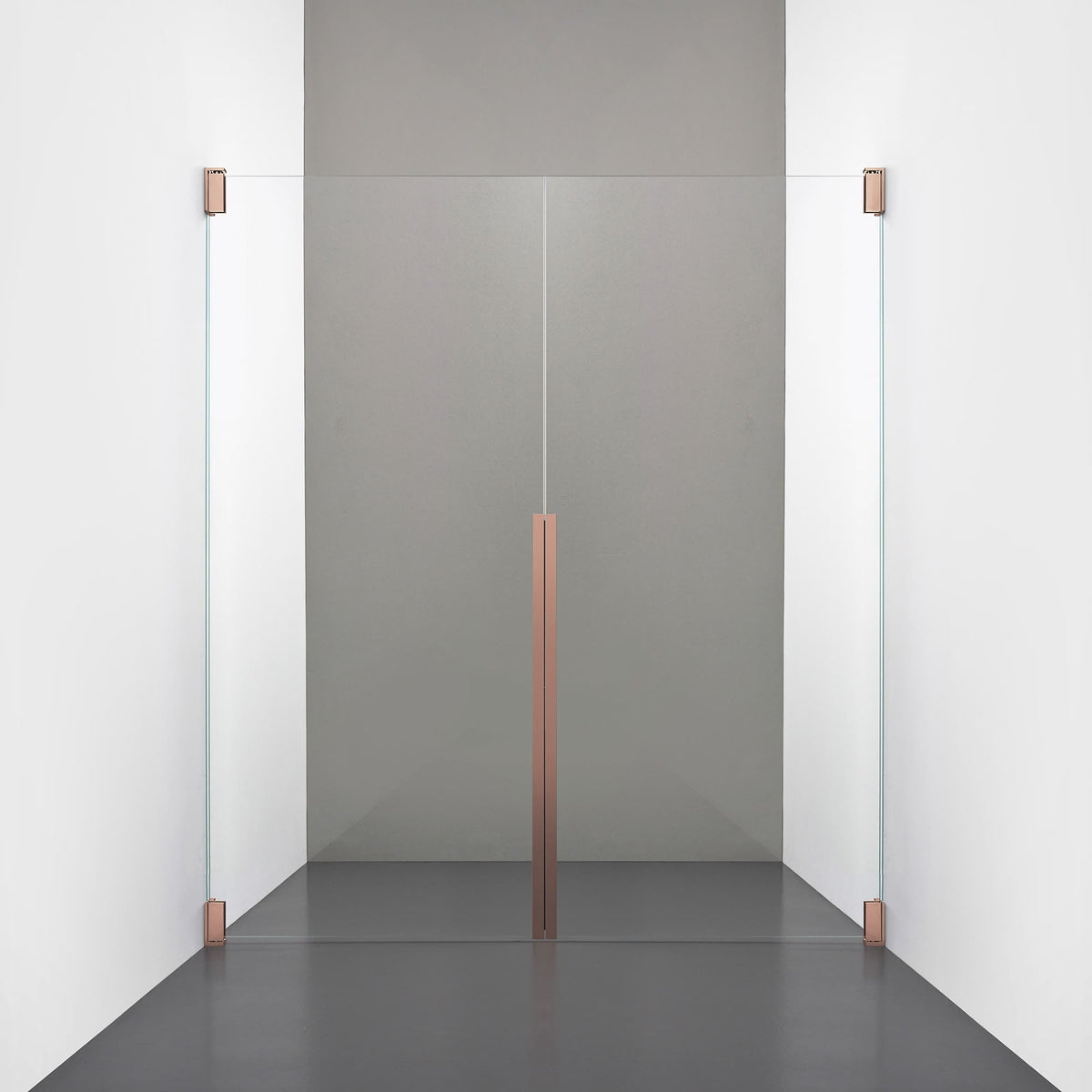 ROOH R2 Duschnisch Dörr+Dörr, Klarglas, Copper 