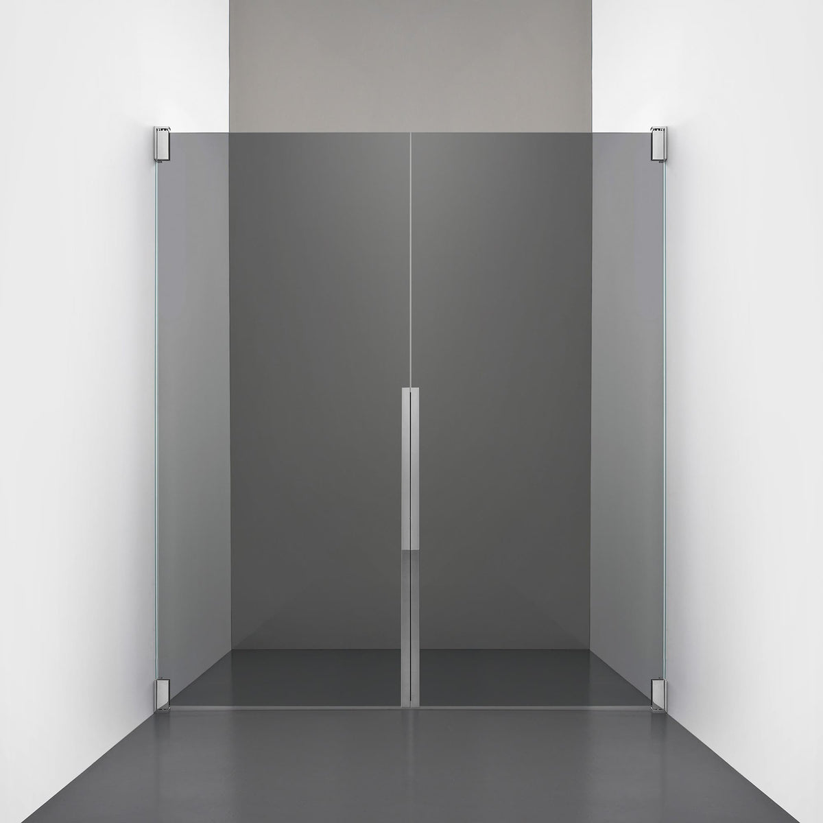 ROOH R2 Duschnisch Dörr+Dörr, Rökfärgat glas, Chrome 