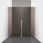 ROOH R2 Duschnisch Dörr+Dörr, Brunfärgat glas, Chrome måttbeställd 