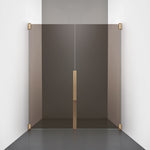 ROOH R2 Duschnisch Dörr+Dörr, Brunfärgat glas, Brass 