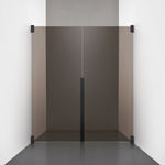 ROOH R2 Duschnisch Dörr+Dörr, Brunfärgat glas, Matte black 
