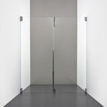 ROOH R2 Duschnisch Dörr+Vägg, Klarglas, Black chrome, Vänster 