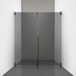 ROOH R2 Duschnisch Dörr+Vägg, Rökfärgat glas, Bronze, Höger 