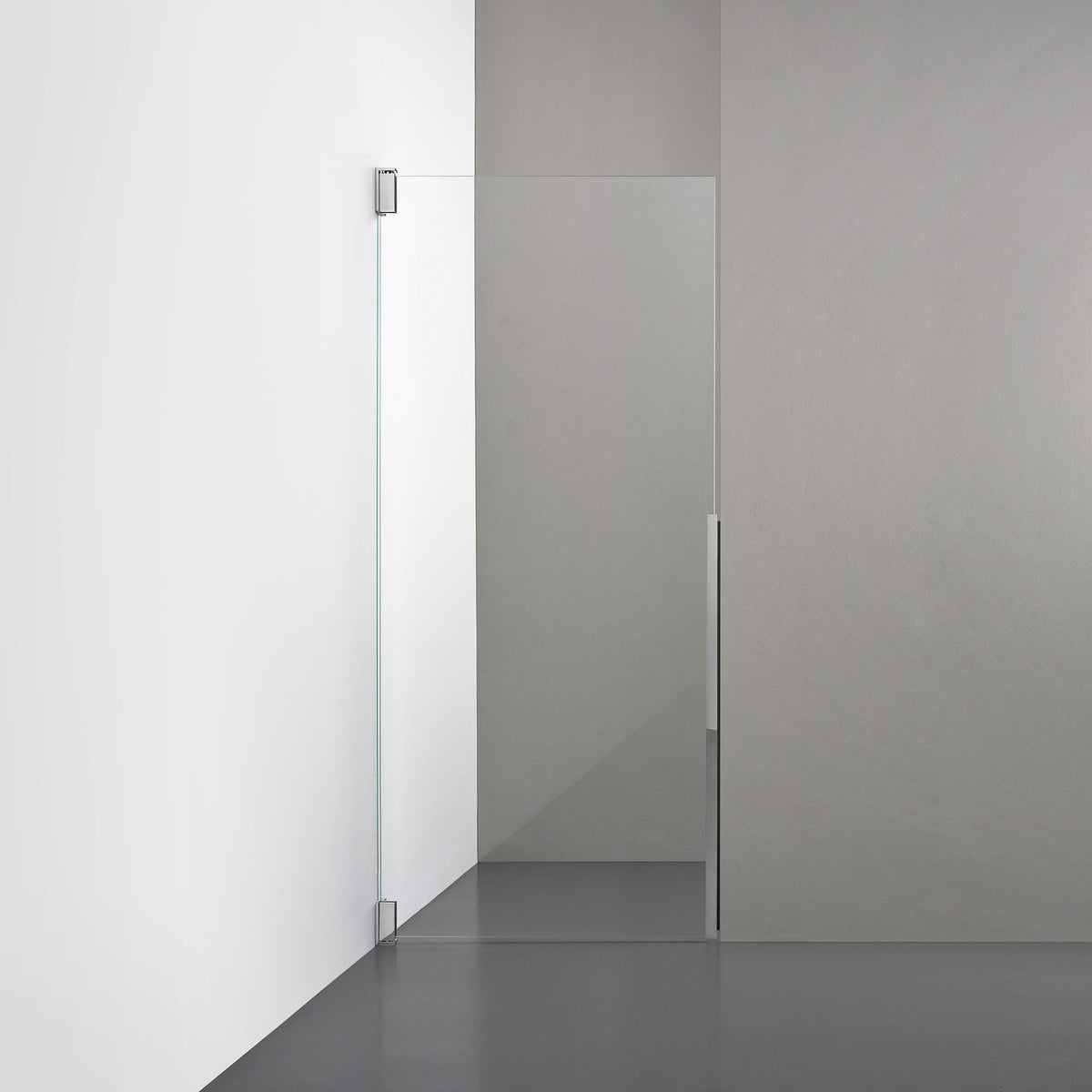 ROOH R2 Duschnisch Dörr, Klarglas, Chrome, Vänster måttbeställd 
