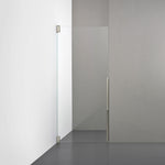 ROOH R2 Duschnisch Dörr, Klarglas, Brushed Nickel, Vänster måttbeställd 