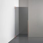 ROOH R2 Duschnisch Dörr, Rökfärgat glas, Copper, Vänster 