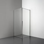 ROOH R3 Duschhörna Dörr+Vägg, Klarglas, Polished, Höger 