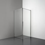 ROOH R3 Duschhörna Dörr+Vägg, Klarglas, Polished, Höger 