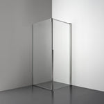 ROOH R3 Duschhörna Dörr+Vägg, Klarglas, Polished, Höger 