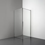 ROOH R3 Duschhörna Dörr+Vägg, Klarglas, Polished, Höger 