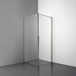 ROOH R3 Duschhörna Dörr+Vägg, Klarglas, Polished, Höger 