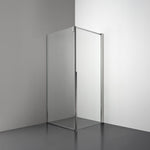 ROOH R3 Duschhörna Dörr+Vägg, Klarglas, Polished, Höger 