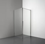 ROOH R3 Duschhörna Dörr+Vägg, Frostat, Polished, Höger 