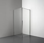 ROOH R3 Duschhörna Dörr+Vägg, Frostat, Polished, Höger 