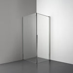 ROOH R3 Duschhörna Dörr+Vägg, Frostat, Polished, Höger 