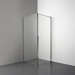 ROOH R3 Duschhörna Dörr+Vägg, Frostat, Polished, Höger 