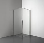 ROOH R3 Duschhörna Dörr+Vägg, Frostat, Polished, Höger 