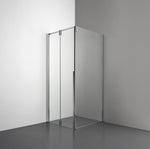 ROOH R3 Duschhörna Vikdörr+Vägg, Klarglas, Polished, Vänster 