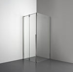 ROOH R3 Duschhörna Vikdörr+Vägg, Klarglas, Polished, Vänster 