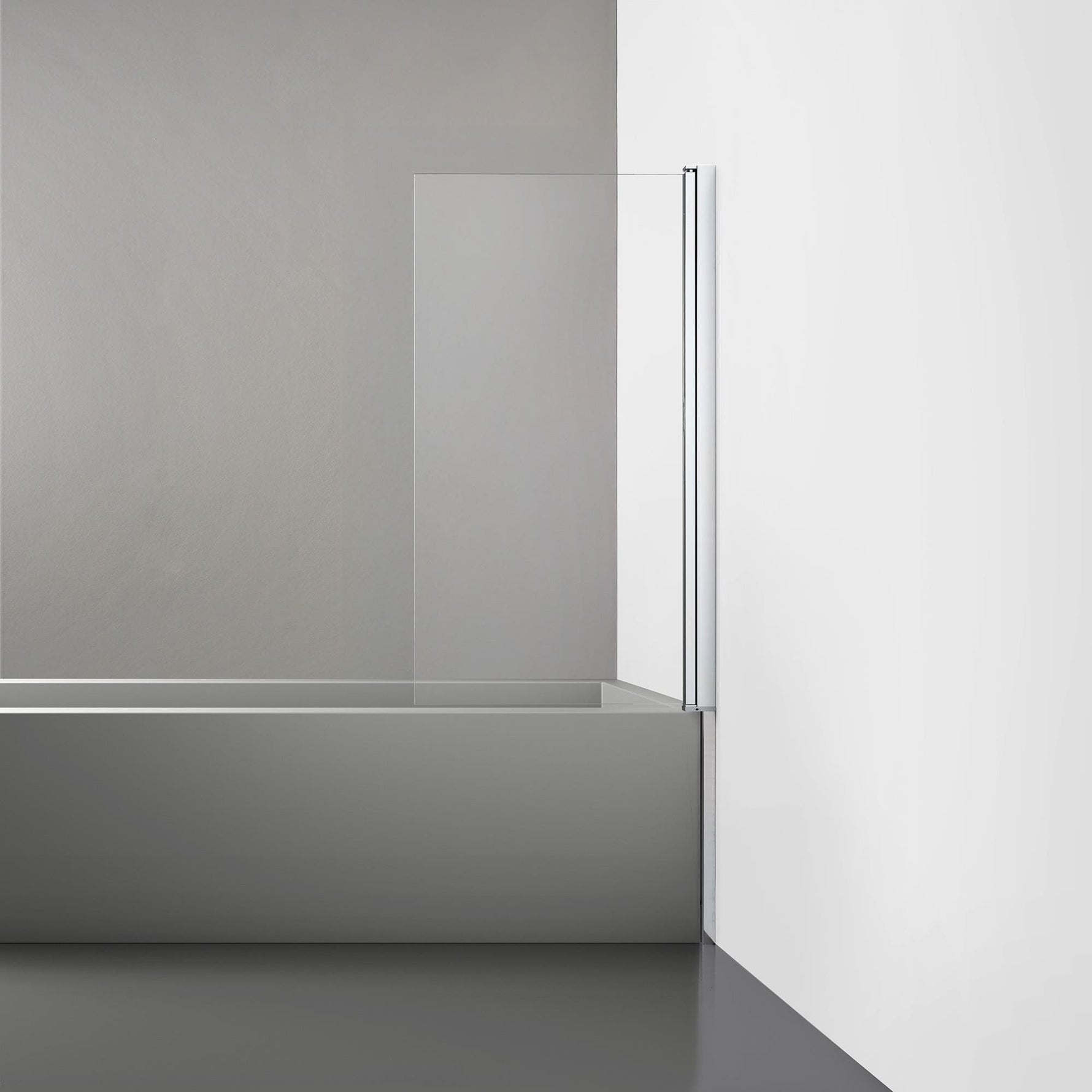 ROOH R3 Badkarsvägg Dörr, Klarglas, Polished #Klarglas_Polished