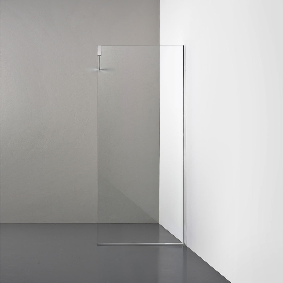 ROOH R3 Duschvägg Vägg, Klarglas, Polished måttbeställd 