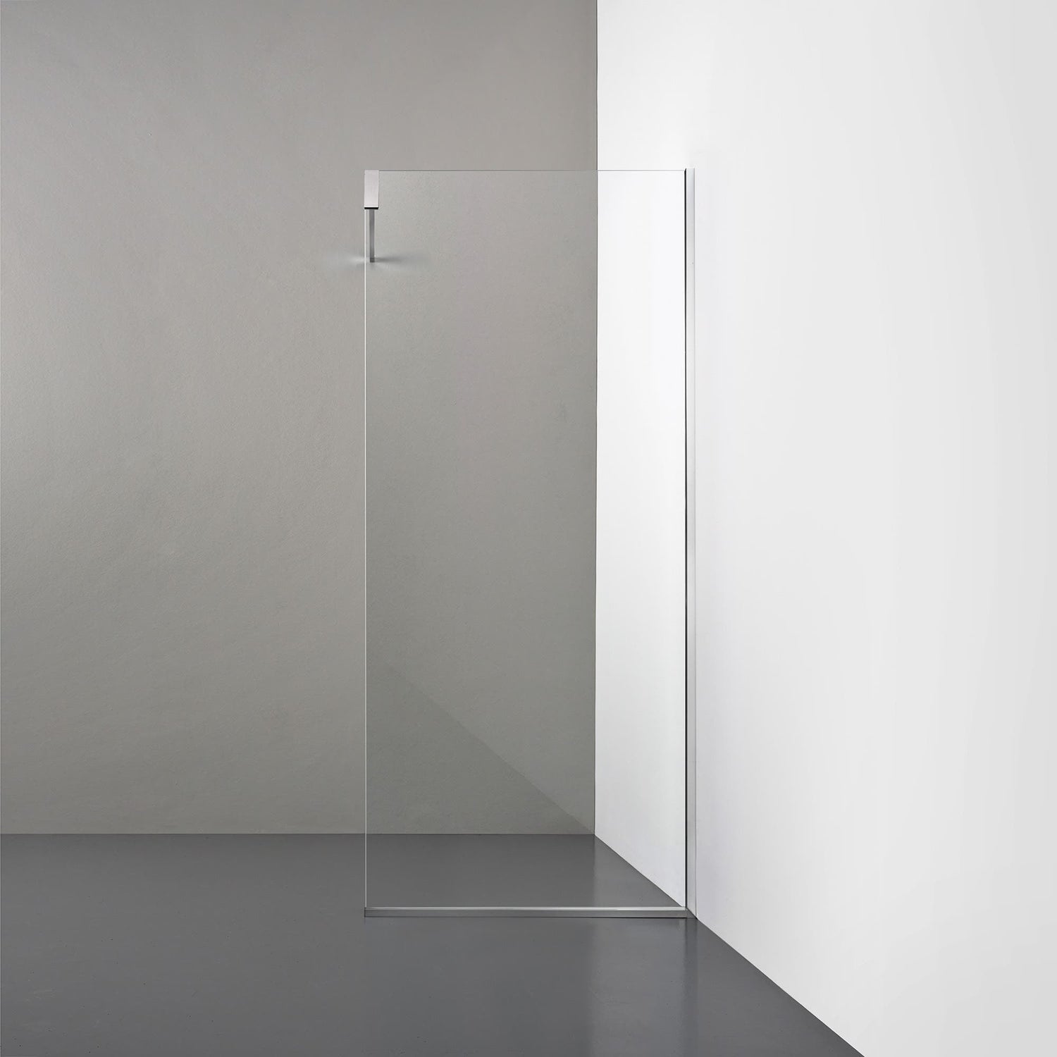 ROOH R3 Duschvägg Vägg, Klarglas, Polished måttbeställd 