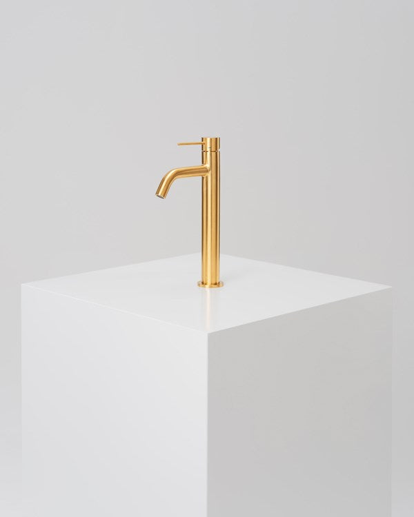 Tvättställsblandare INR Steel Voyage High Brushed Brass