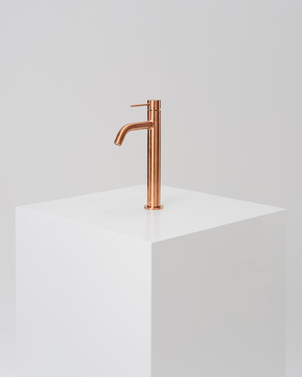 Tvättställsblandare INR Steel Voyage High Brushed Bronze