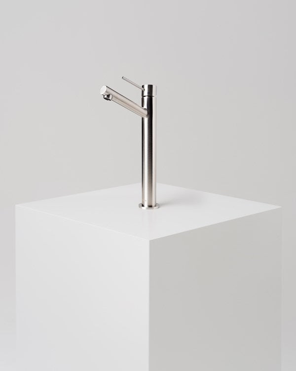 Tvättställsblandare INR Steel Vector High Brushed Stainless