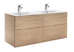 Kommod ALTERNA Isella 120 (dubbelt, 2x 60 skåp), Ek