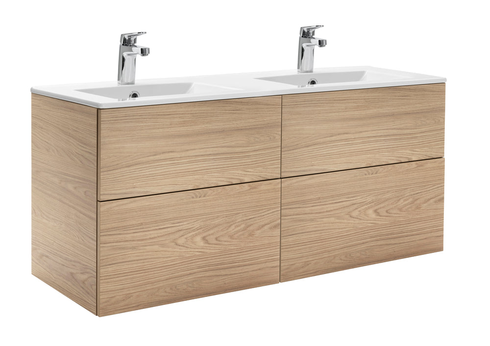 Kommod ALTERNA Isella 120 (dubbelt, 2x 60 skåp), Ek