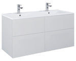 Kommod ALTERNA Isella 120 (dubbelt, 2x 60 skåp), Grå Matt