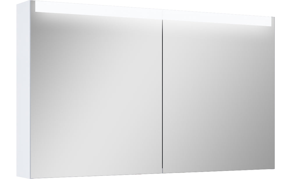 Spegelskåp Alterna Ariella X 120 med LED, Vit Högblank