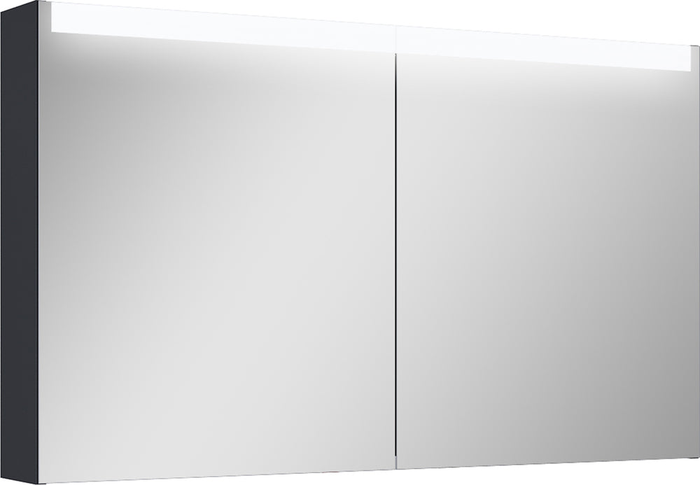 Spegelskåp Alterna Ariella X 120 med LED, Svart