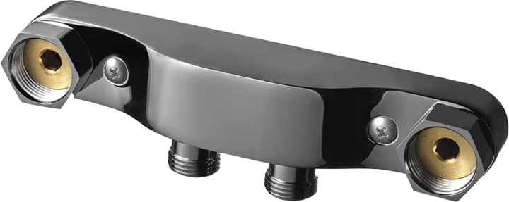 Tapwell blandarfäste 160 CC Utanpåliggande Black Chrome